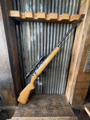 Glenfield Model 25 Bolt Action Rifle – .22 S/L/LR – Magazine Fed – Scoped