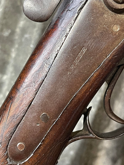 T. Barker Belgium 12 Gauge Side-by-Side Shotgun