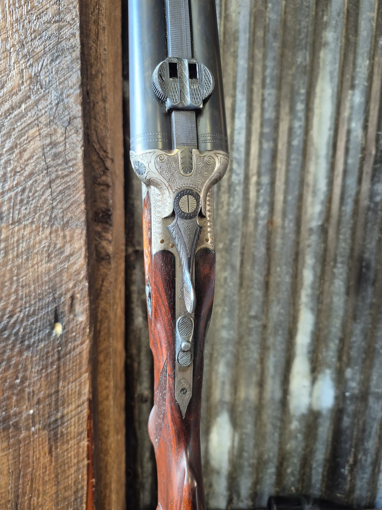 Simson, Suhl 16ga sxs 7x57R under. Made in GDR