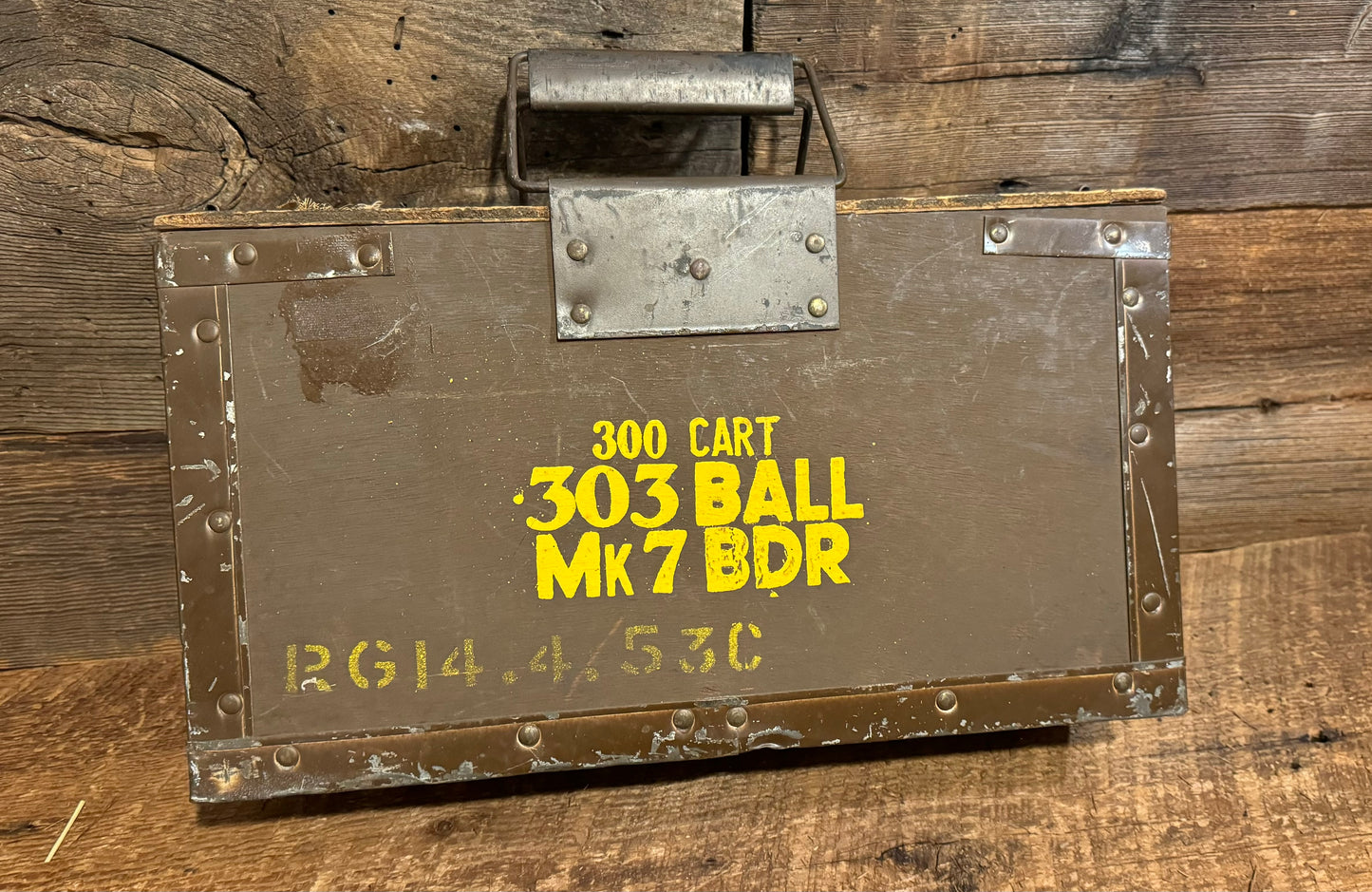 British .303 Ball Mk7 Ammo Box