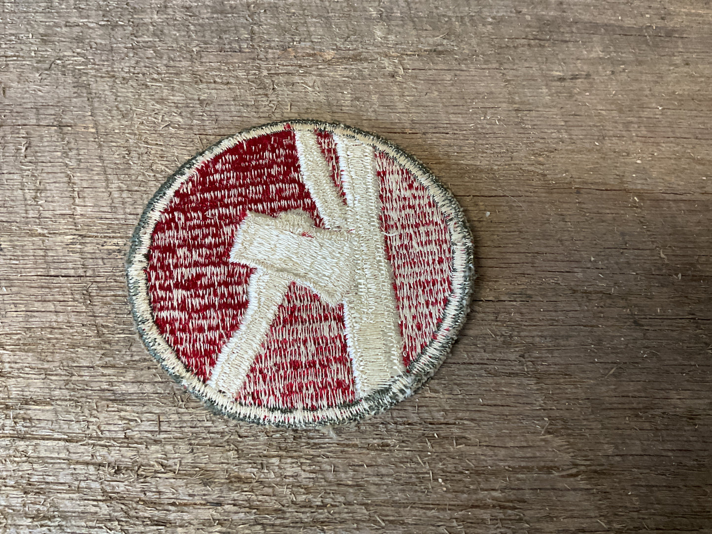 WWII 84th Infantry Division Patch also known as “Railsplitters”