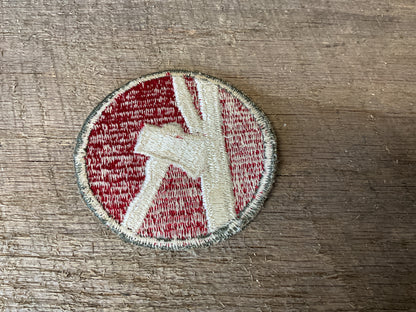 WWII 84th Infantry Division Patch also known as “Railsplitters”
