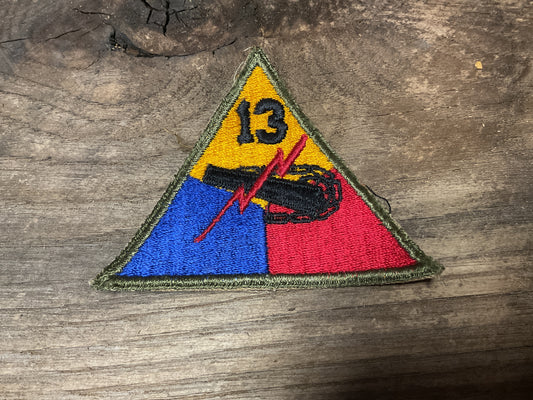 13th Armored Division Patch