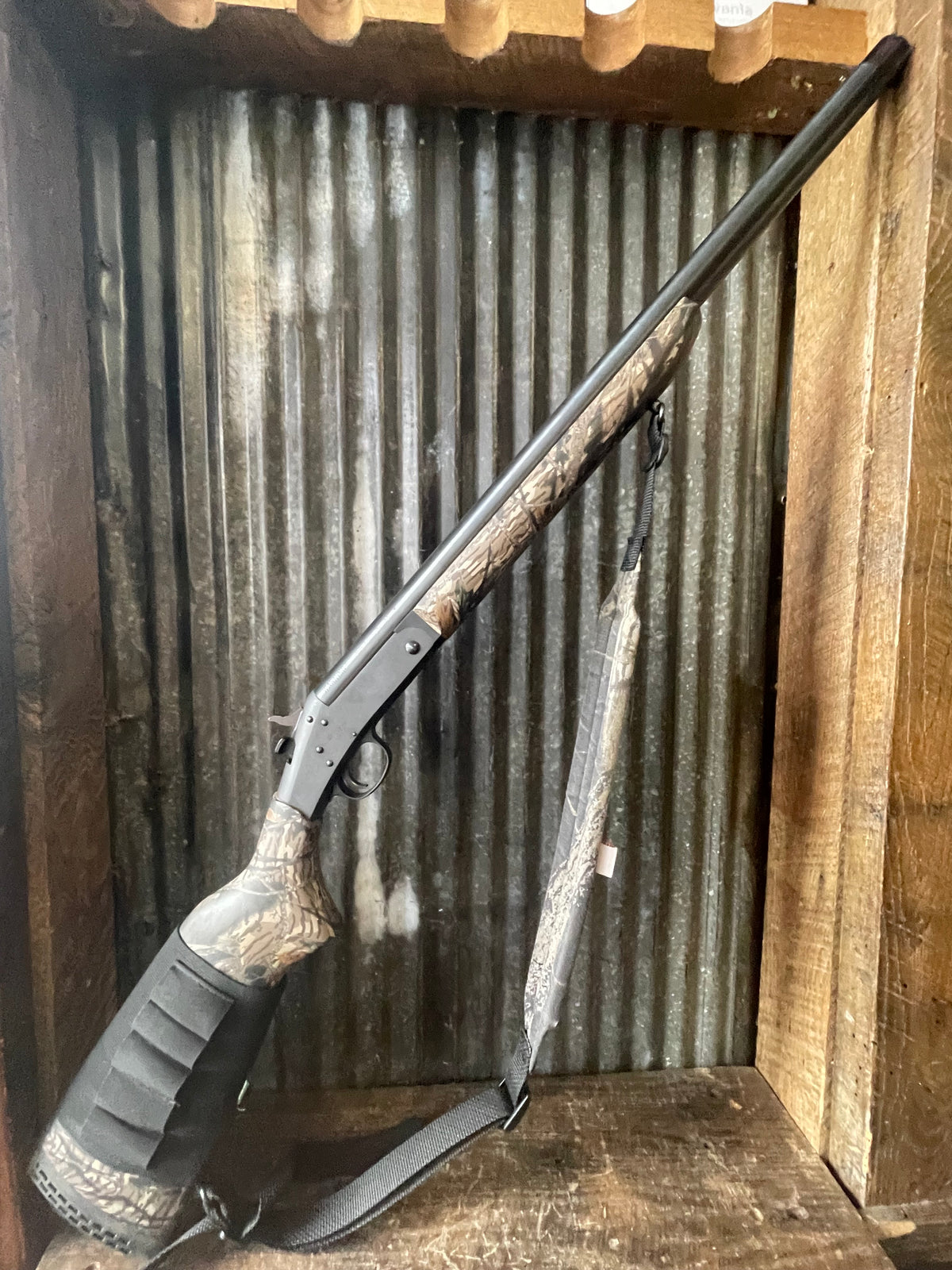 H&R Pardner SB2 10 Gauge 3½” Single Shot – Camo Stock – Good Used Condition