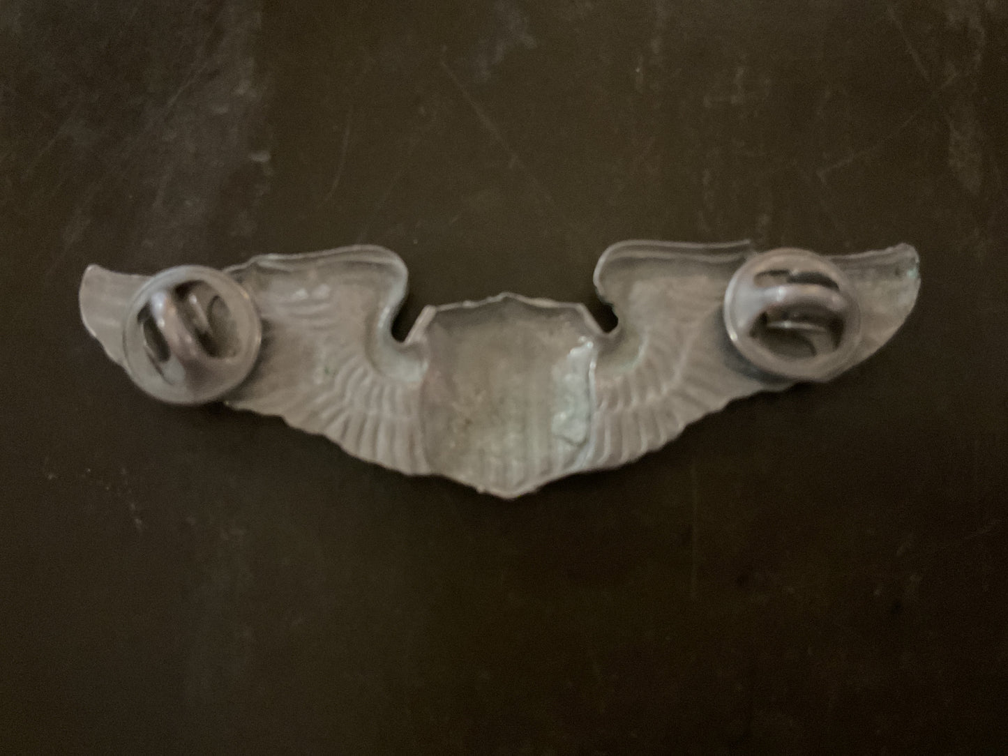 WWII U.S. Army Air Force’s Pilot Wings-Clutch-back, c. 1941-45