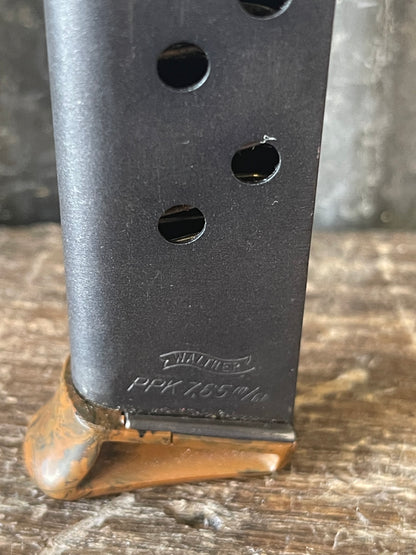 1940 Walther PPK 7.65mm (.32 ACP) – Police Issue Eagle/C – Matching Electric-Penciled Slide – Bakelite Grip