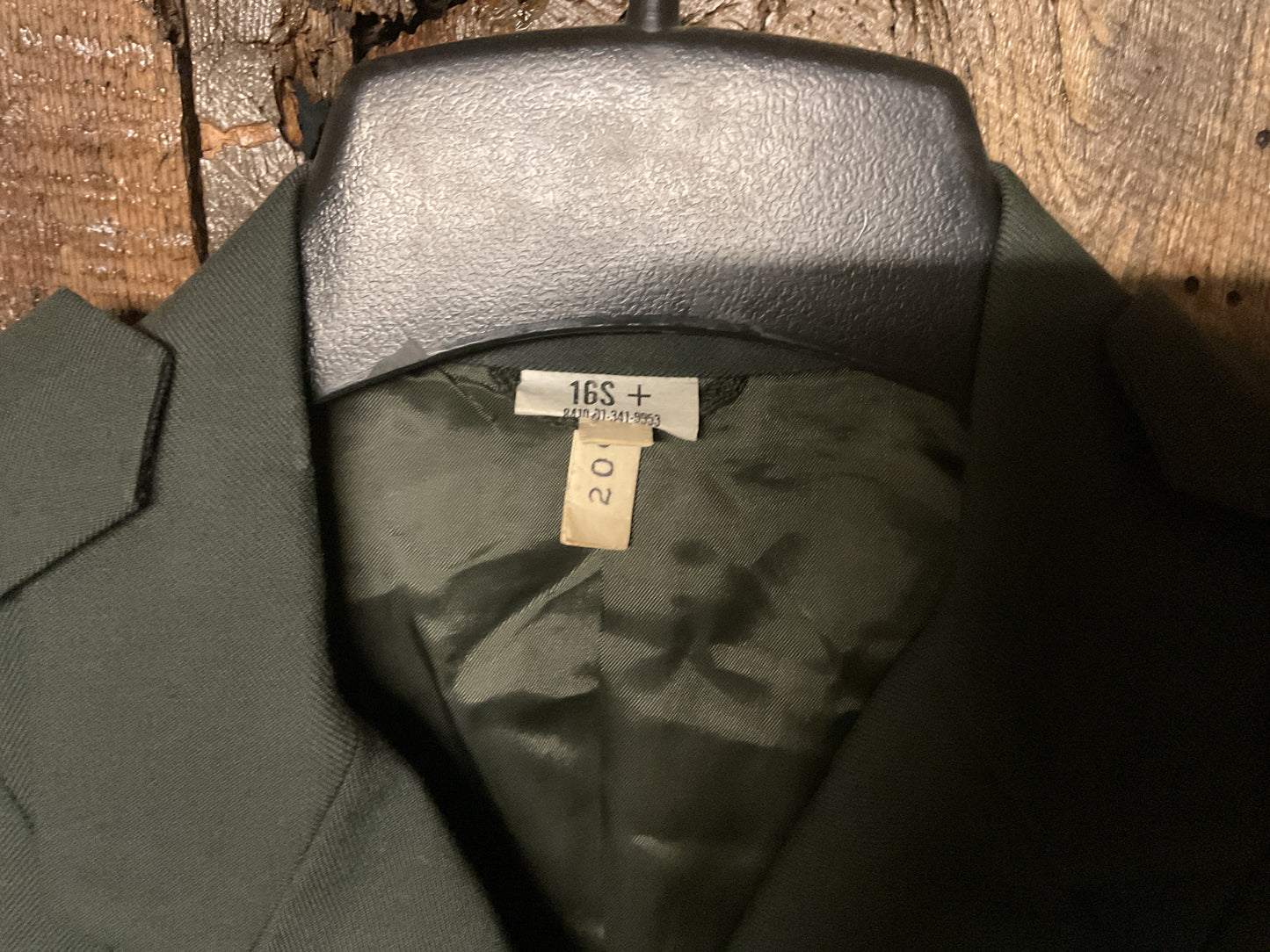 Army Green Dress Jacket (Ladies)