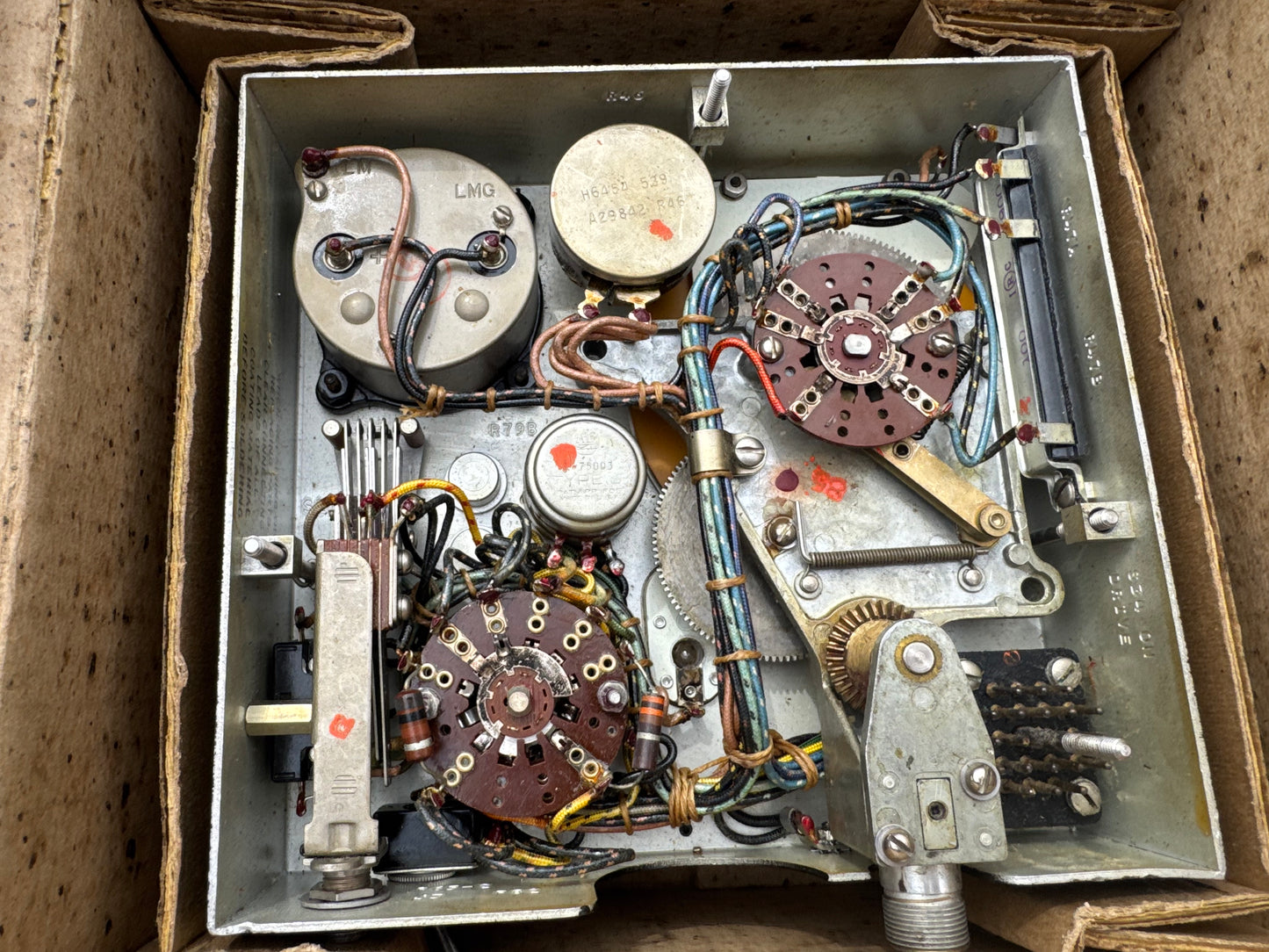 WWII U.S. Navy FT-224A Radio Control Box — NOS 1945 Box