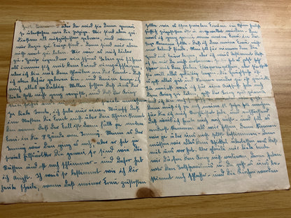 WWII German Handwritten Letter from Hungary During Closing Months of WWII-March 8, 1945