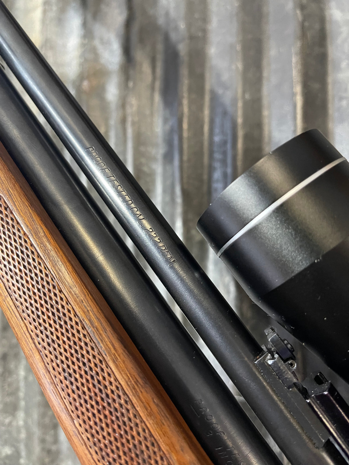 Savage Model 24V-A .222 Remington / 20 Gauge Over-Under Combination Gun w/ Tasco Scope