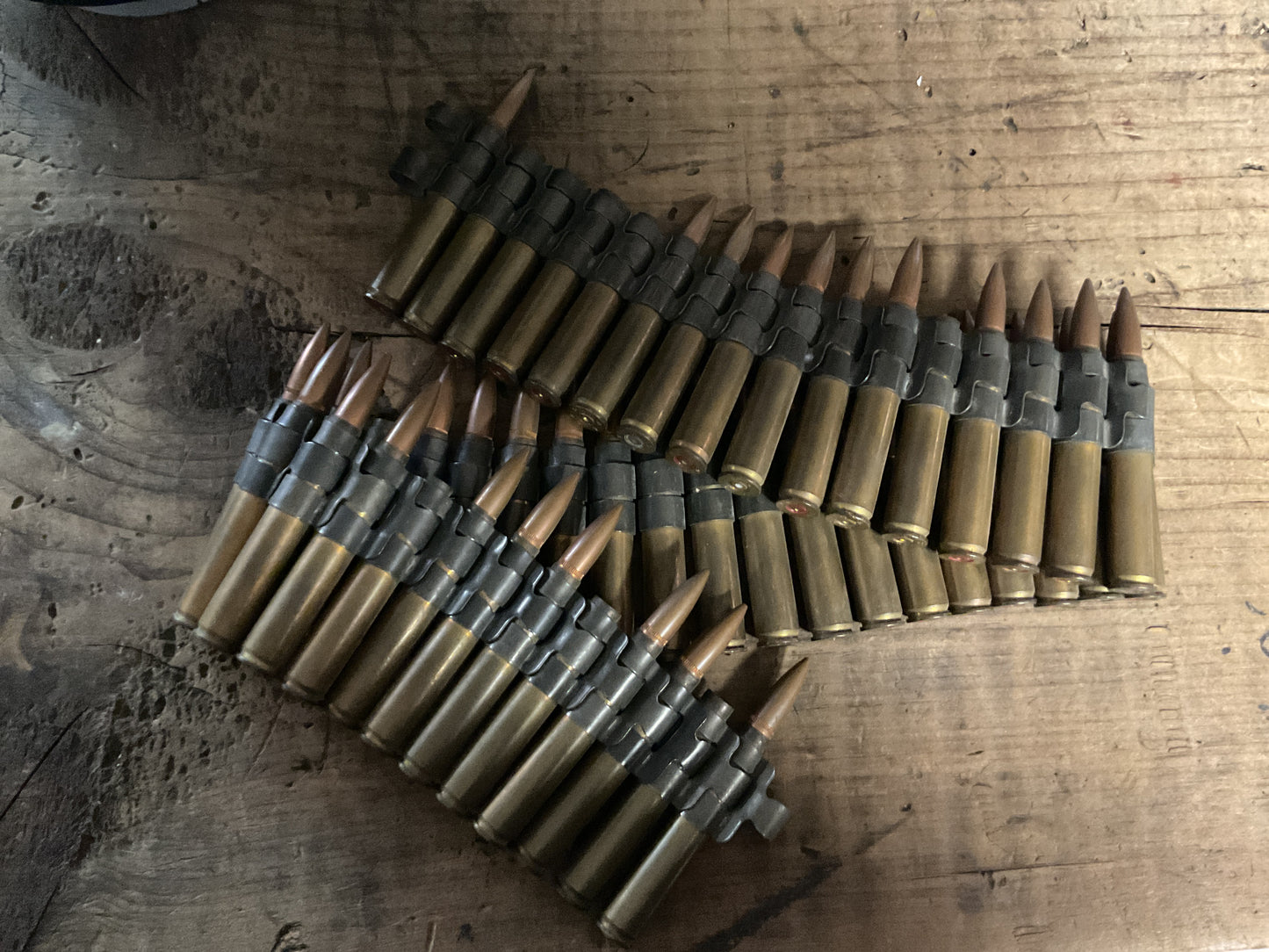 M1919/M1917 Style Disintegrating Machine Gun Ammo Belt w/ Dummy Rounds