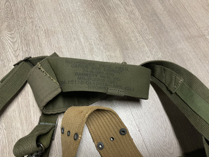 U.S. Army Vietnam War M-1956 Load Bearing Equipment (LBE) Web Gear Set-DSA Contract