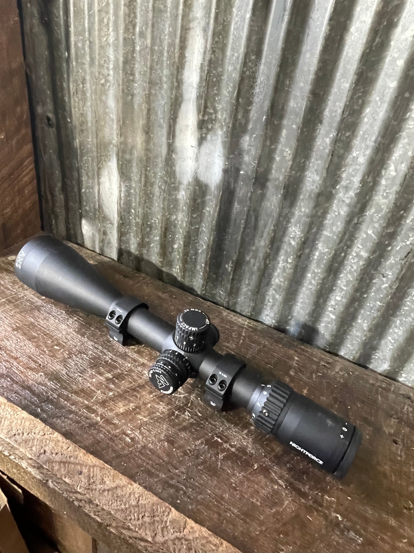 Nightforce SHV 5-20x56 Riflescope – Illuminated – Includes Vortex Rings