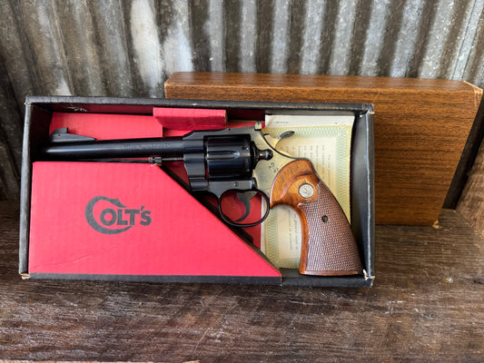 Colt Officers Model Match .38 Special Revolver (with Box & Papers)