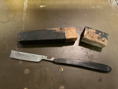 WWII Barber Straight Razor