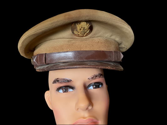 WWII US Enlisted Visor Cap