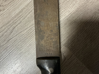 Vintage Collin’s & Co. 1345 Cane Machete-Crown Stamp-Made in USA
