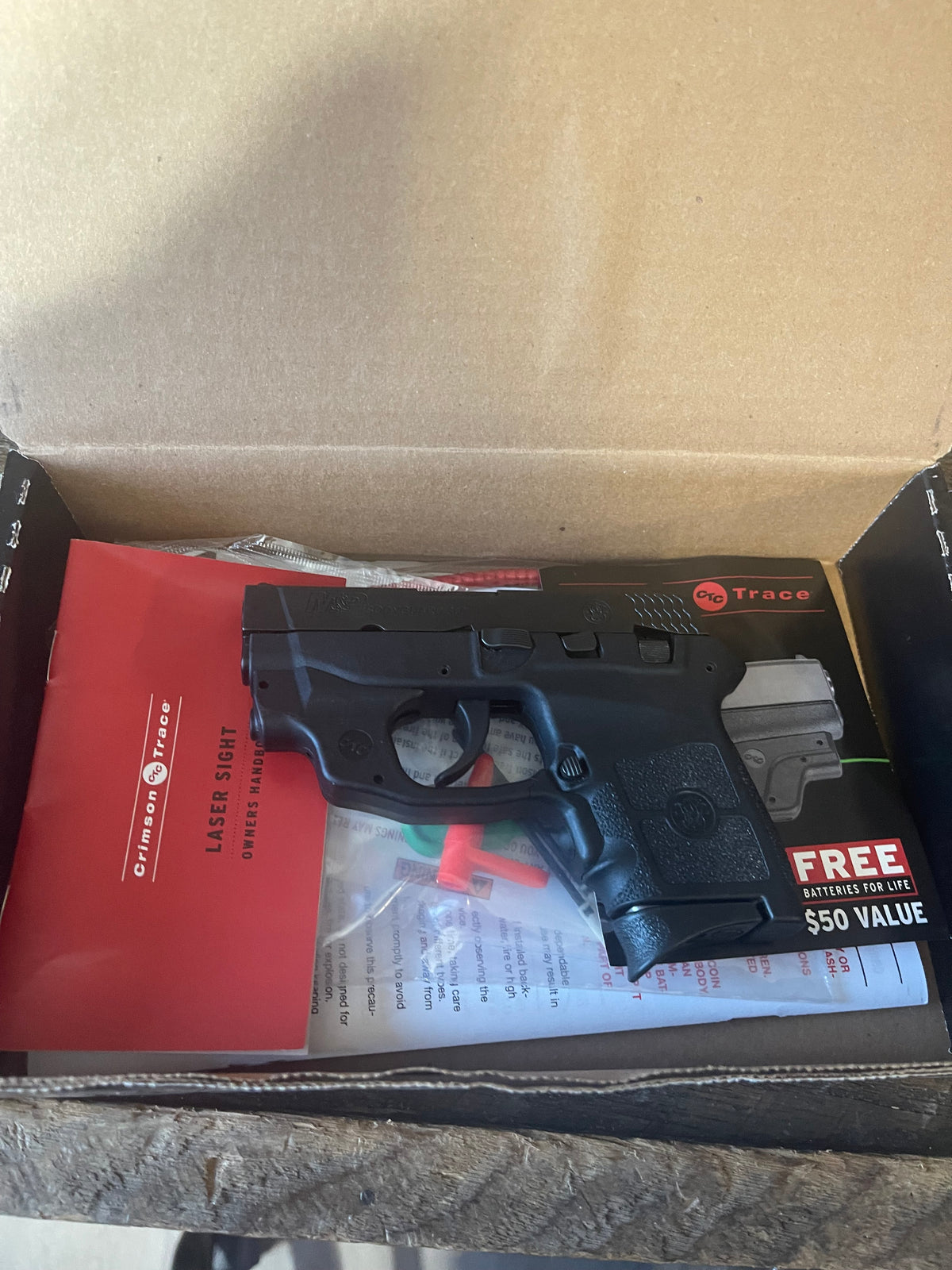 Smith & Wesson M&P Bodyguard .380 ACP – Crimson Trace Laser – Like New in Box