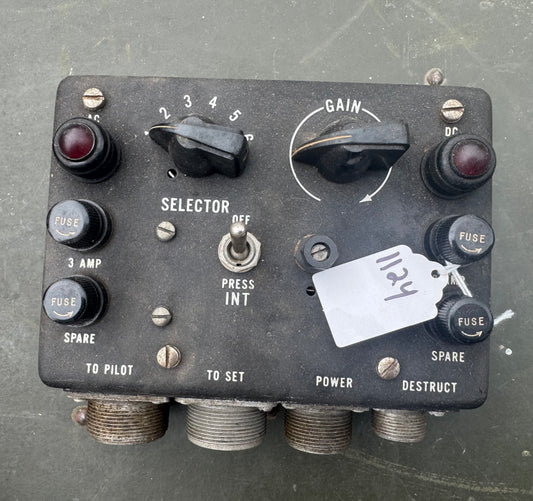 WWII IFF Radar Control Unit C-56A/APX-2
