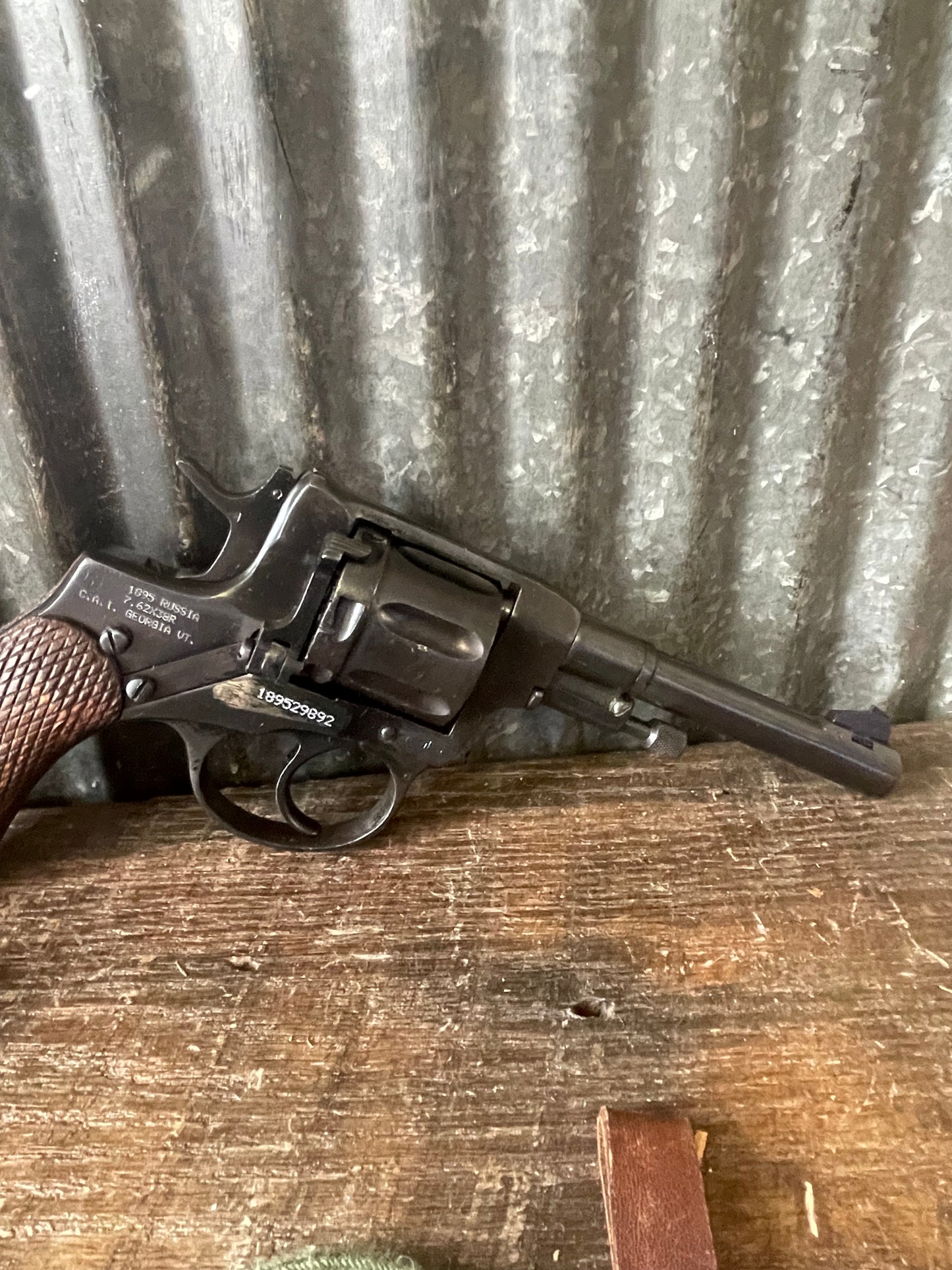 1944 Tula Arsenal M1895 Nagant Revolver w/ Holster, Lanyard & Cleaning Rod – CAI Import