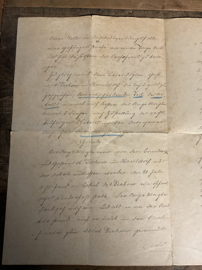 Original German Imperial Army Military Document-1907-Infanterie- Regiment Nr. 61-Hasselhorst- Named: Pechow