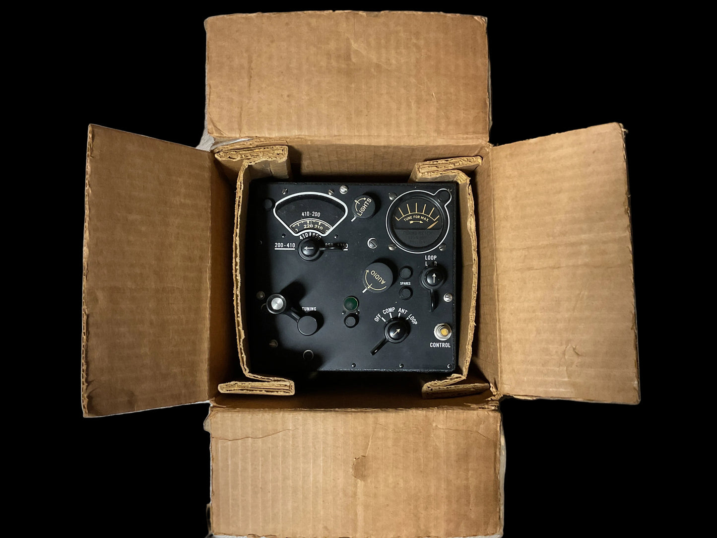 WWII U.S. Army Signal Corps BC-434-A Radio Control Box Bendix Aviation w/ Original Box