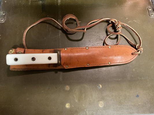 WWII Theatre Knife White Handle