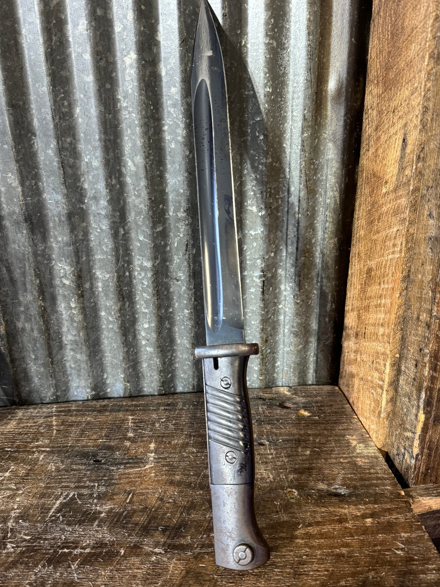 Original WWII German K98 Bayonet by A.S.C. (Alex Coppel, Solingen) with Scabbard