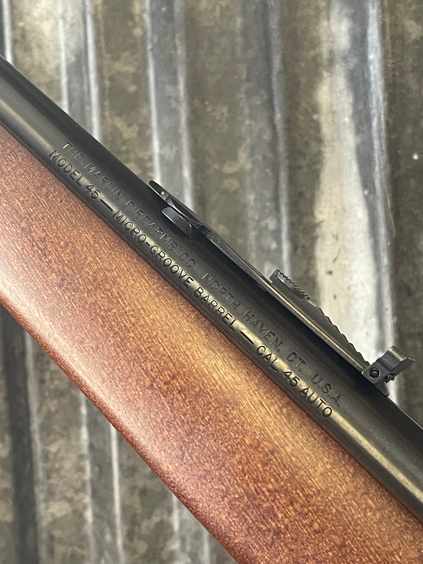 Marlin Camp Carbine Model 45 — .45 ACP — Excellent Condition w/ Original Magazine, box and paperwork