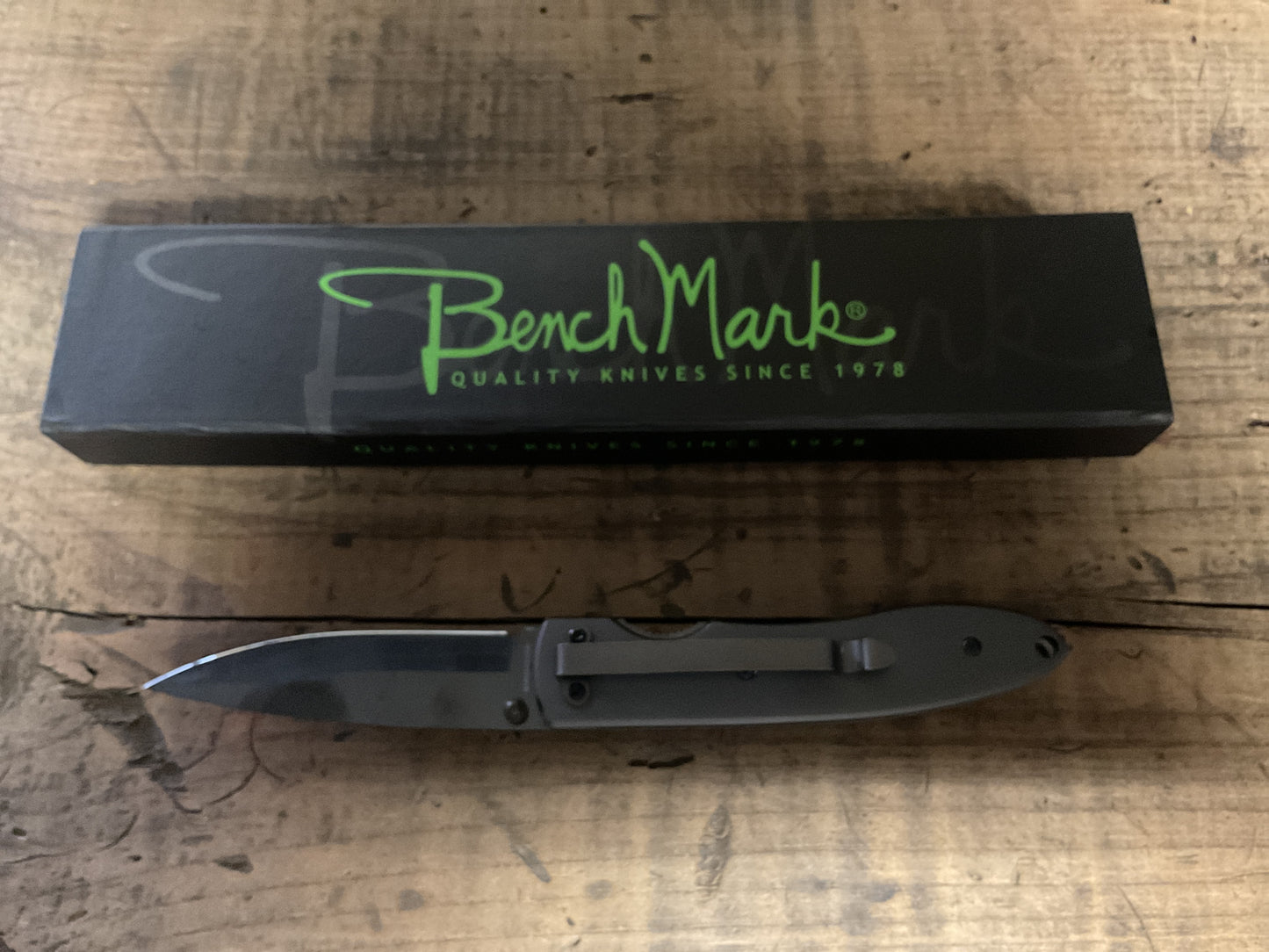Benchmark Folding Knife ZrO2 Zirconia Ceramic Blade w/ Box-Super Sharp