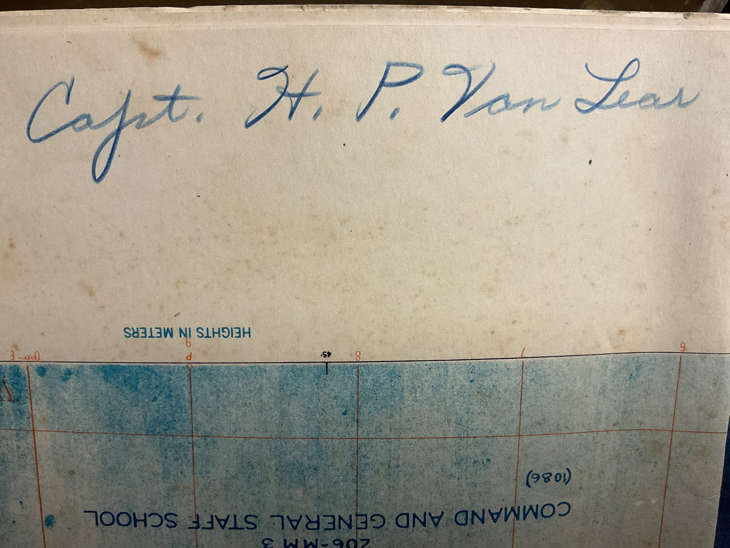 WWII MAP OF Taihoku Situation Map A Sheel 1