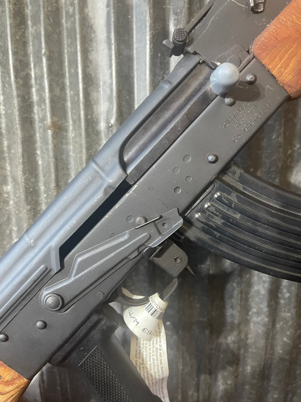 Romanian WASR-10/63 AK-47 7.62x39 – 1965 Trunnion – 30-Round Mag + 75-Round Drum