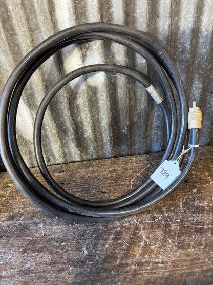 Vintage Military CG-72/U 10-Foot Coaxial Cable with Amphenol Connectors