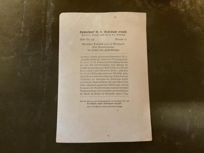 Original German Propaganda Photograph/Sammelbild