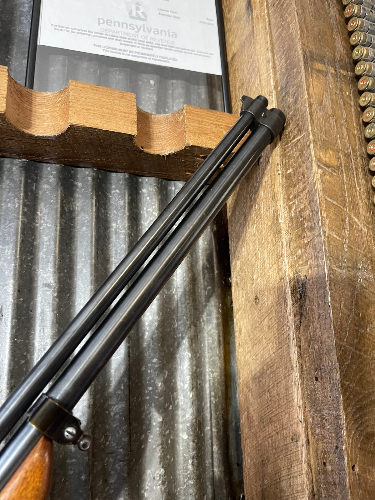 Savage Model 24V-A .222 Remington / 20 Gauge Over-Under Combination Gun w/ Tasco Scope