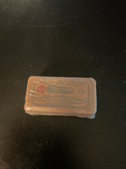 Antique Remington-UMC .32 S&W Long Smokeless Cartridges — Wrapped Box of 50