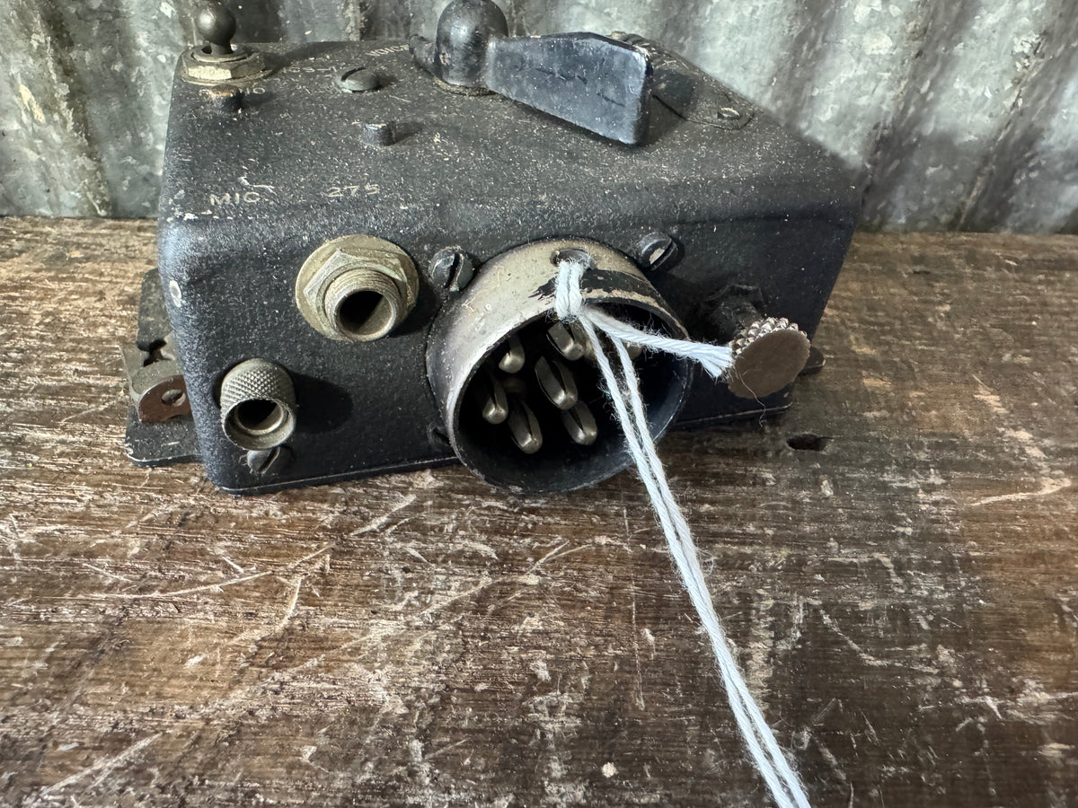 WWII 1941 U.S. Navy Western Electric CW-23097 Aircraft Transmitter Control Box