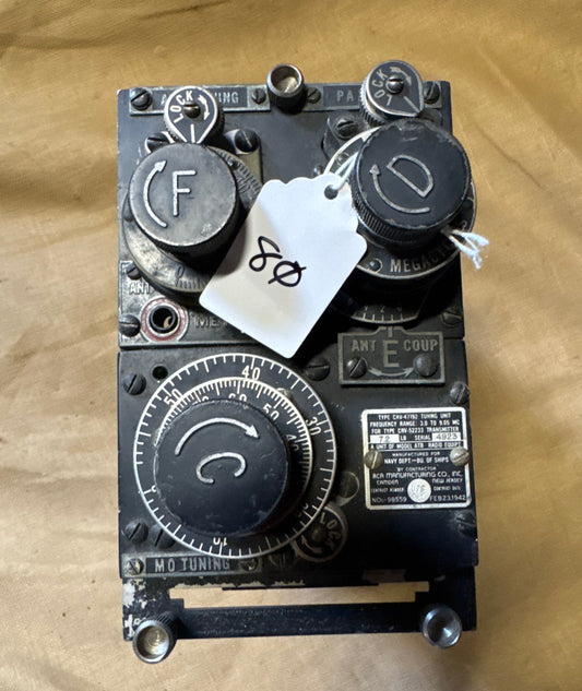 WWII RCA CRV-47192 Navy Transmitter Tuning Unit (1942)