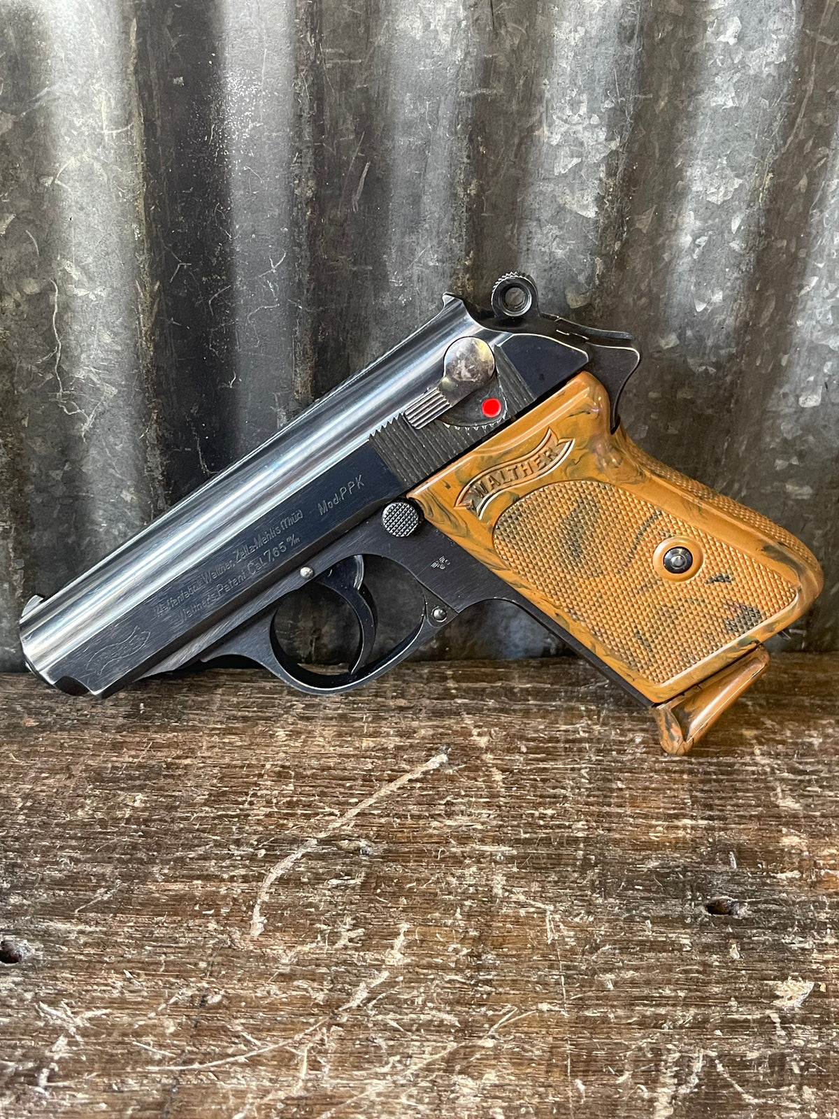 1940 Walther PPK 7.65mm (.32 ACP) – Police Issue Eagle/C – Matching Electric-Penciled Slide – Bakelite Grip