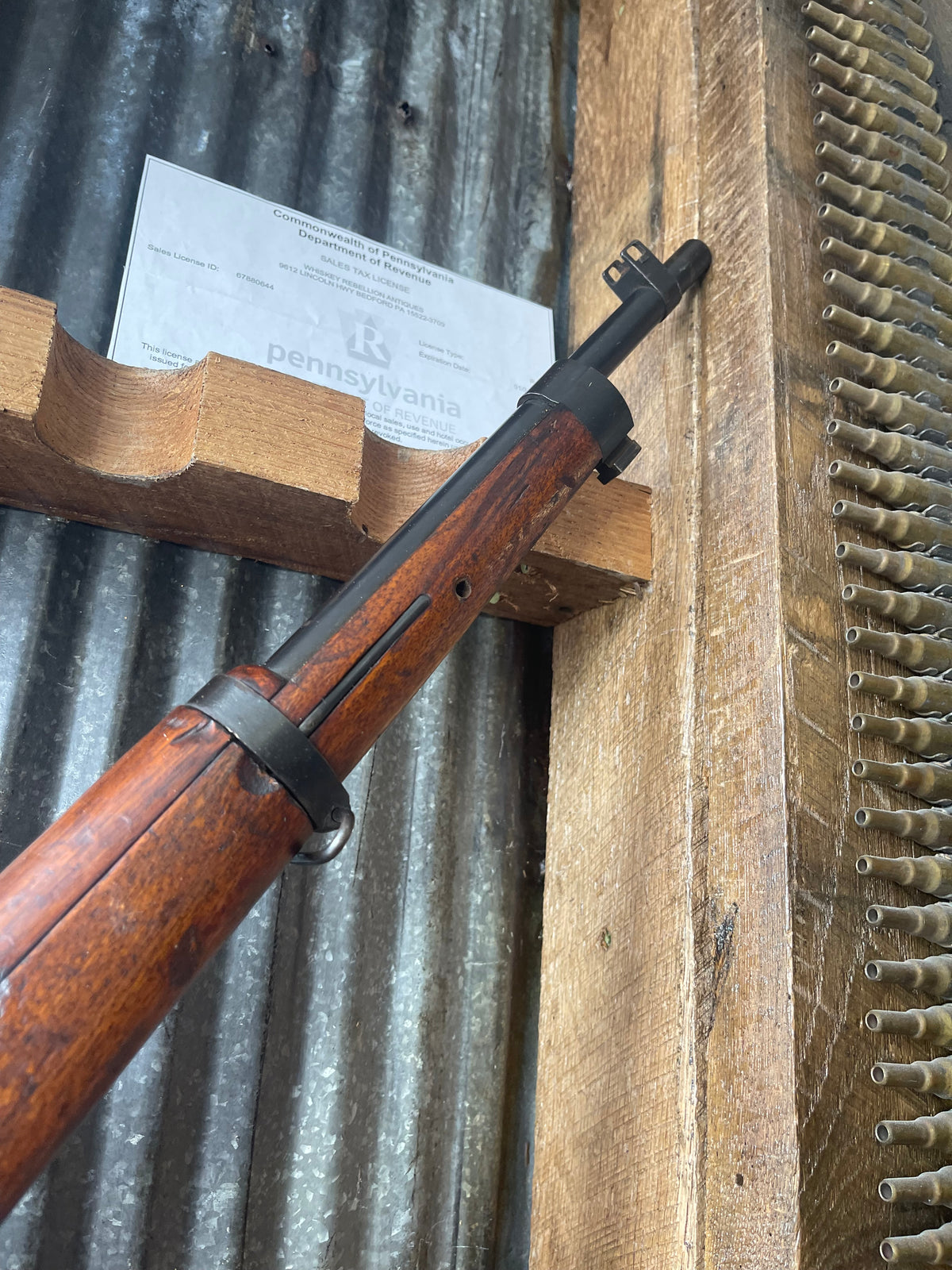 Japanese Type 99 Arisaka 7.7mm – Intact Chrysanthemum – Military Stock – WWII