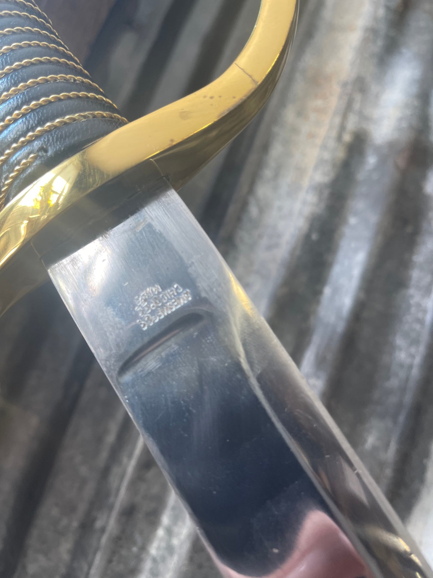 U.S. Model 1840 Cavalry Saber – Reproduction Blade / Antique Scabbard – “US ADK 1840”