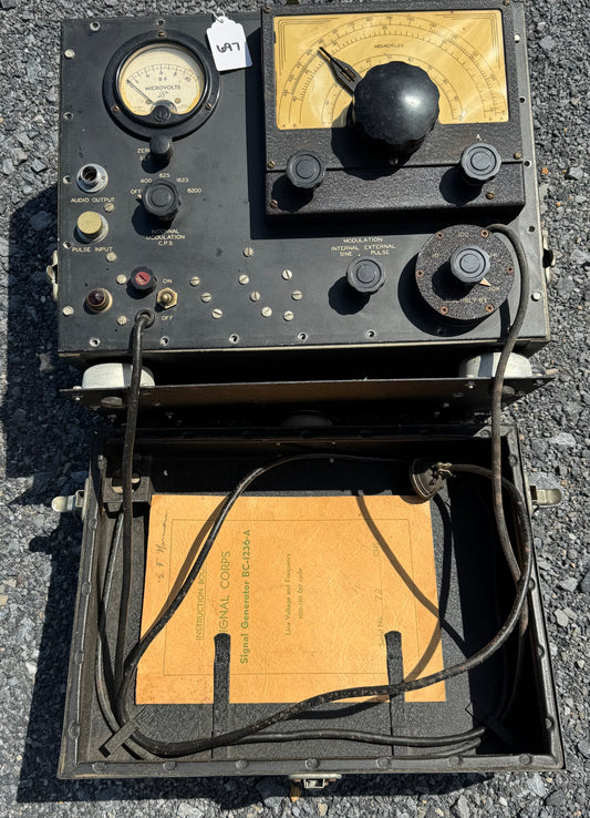 WWII-era U.S. Army Signal Corps Signal Generator BC-1236-A