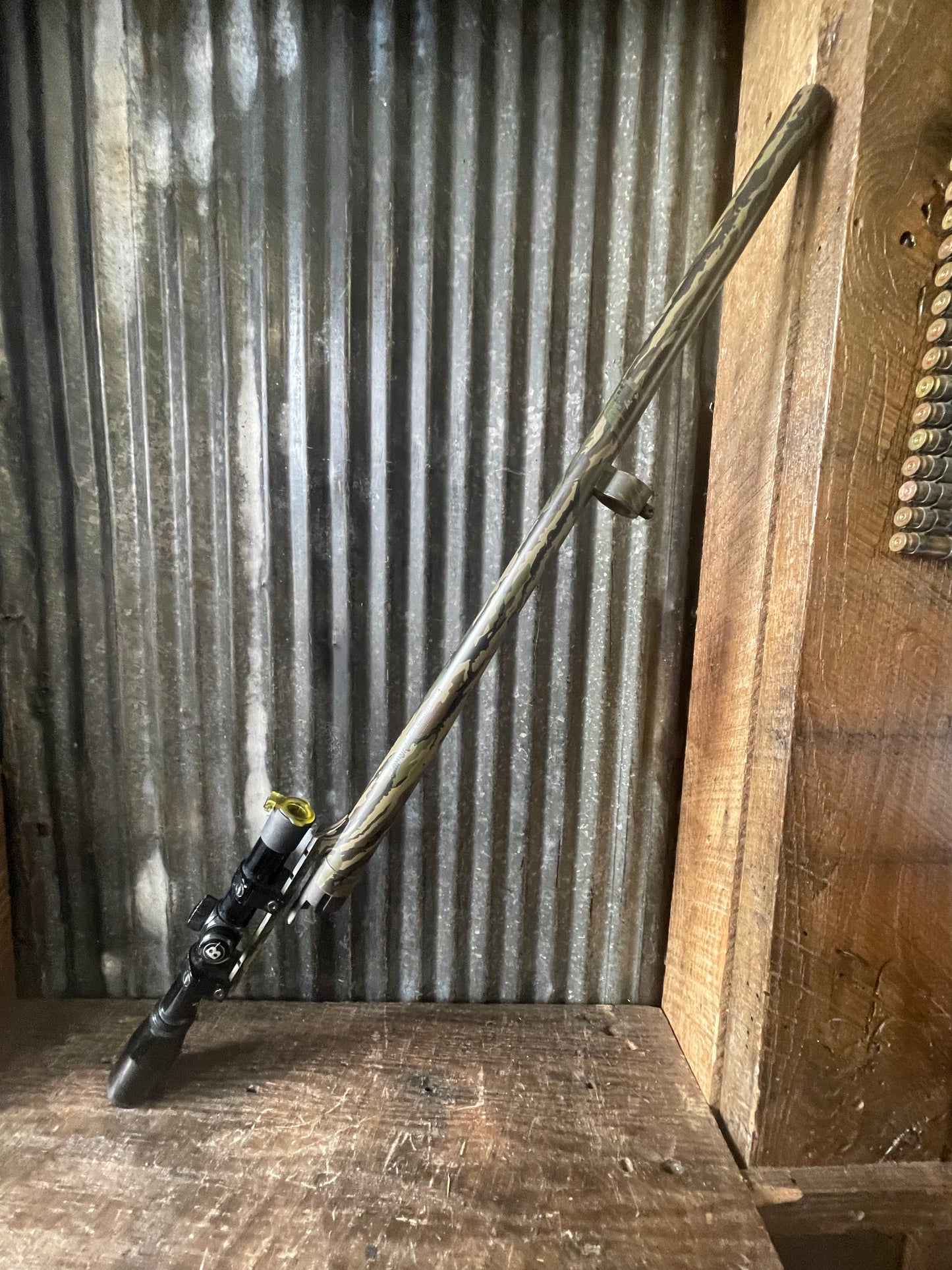 Mossberg 835 24” Rifled Slug Barrel – Realtree Camo – Cantilever Mount – Bushnell Banner 2.5x20 Scope