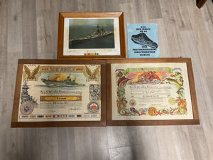 U.S. Navy USS New Jersey (BB-62) Sailor Grouping-Vietnam Era