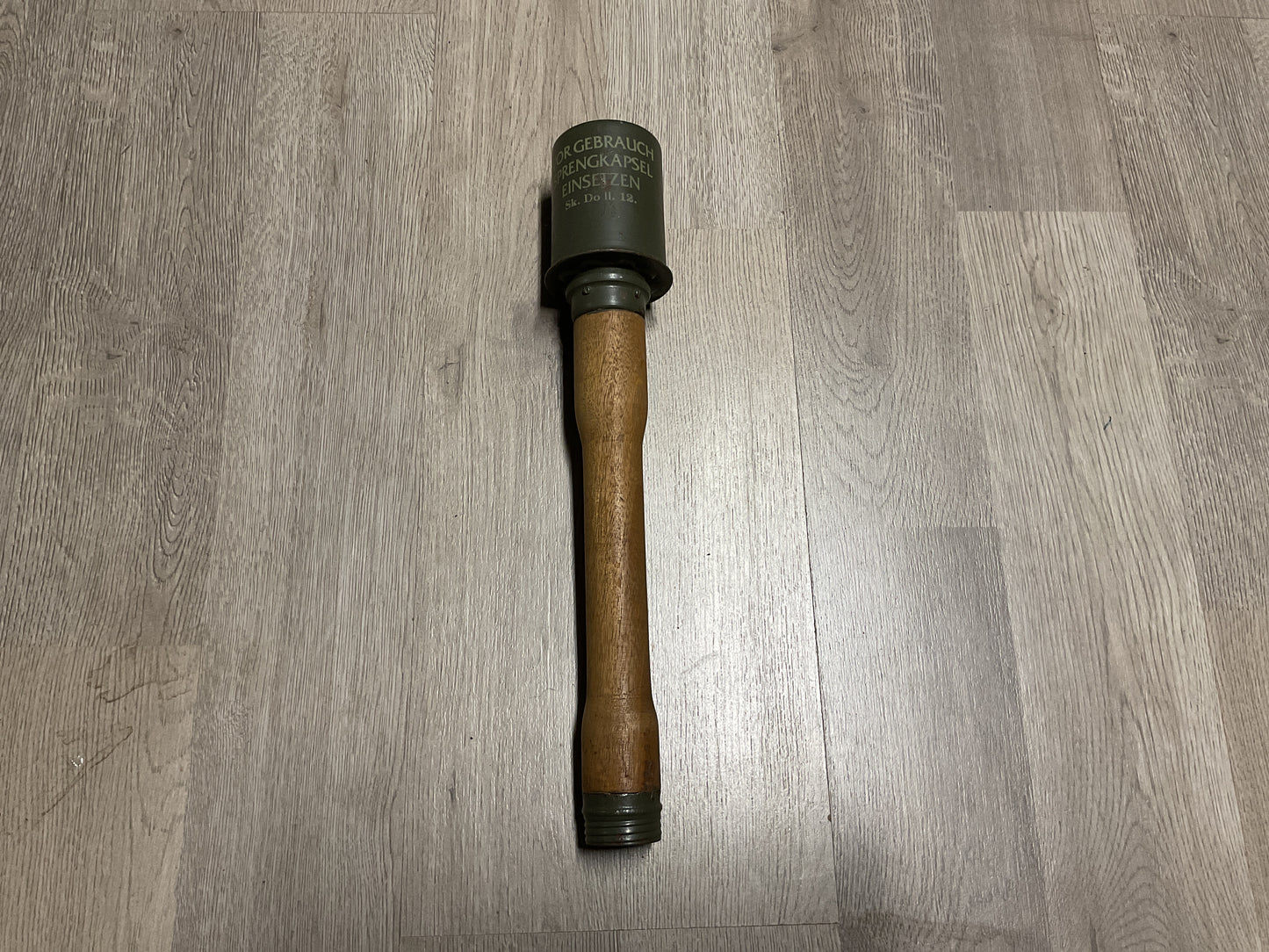 German WWII M24 Stielhandgranate “Potato Masher” Reproduction-Inert Display Piece