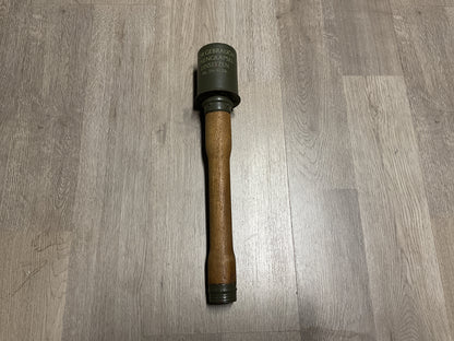 German WWII M24 Stielhandgranate “Potato Masher” Reproduction-Inert Display Piece