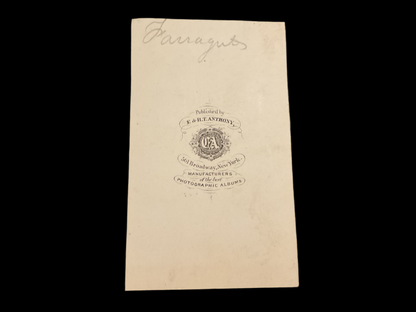 Admiral David Farragut CDV (Carte de Viste)