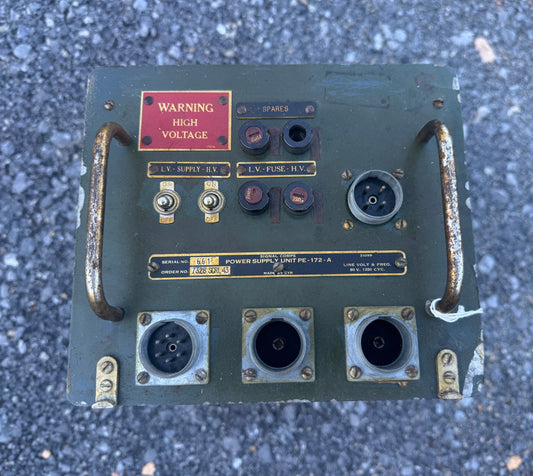 WWII U.S. Signal Corps PE-172-A High Voltage Power Supply Unit