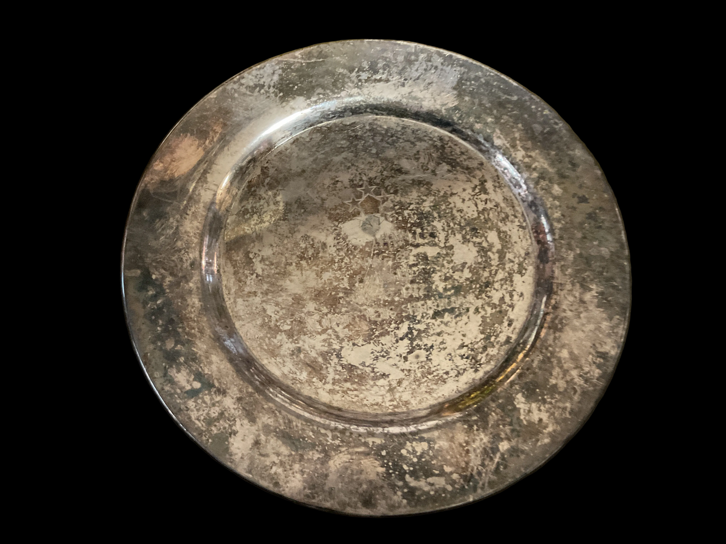 U.S. Navy Ship Launching Tray Silver Plated