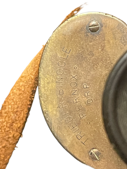 WWI Goerz Trieder Binocle “Pernox” 6x30 Binoculars with Custom Huet & Cie Case